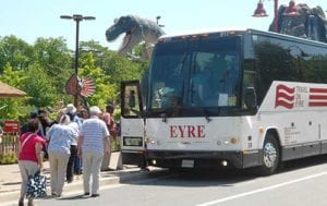 Eyre chartered bus tour.