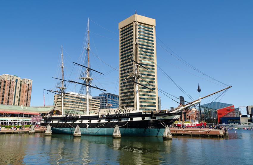 Baltimore Harbor Ship